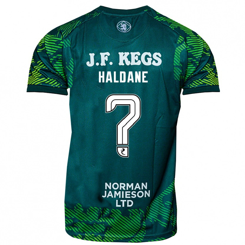 Danxen Enfant Lewis Haldane #0 Maillot de Gardien Blanc Vert 2025/26 T-shirt