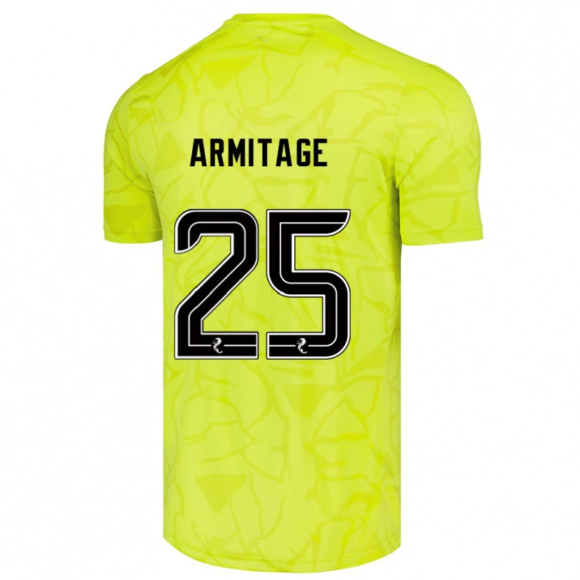 Danxen Enfant Rowena Armitage #25 Maillot de Gardien Jaune Noir 2025/26 T-shirt