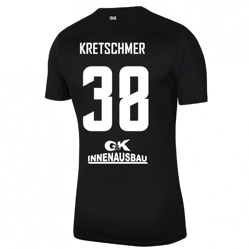 Danxen Enfant Theo Kretschmer #38 Maillot de Gardien Blanc Noir 2025/26 T-shirt