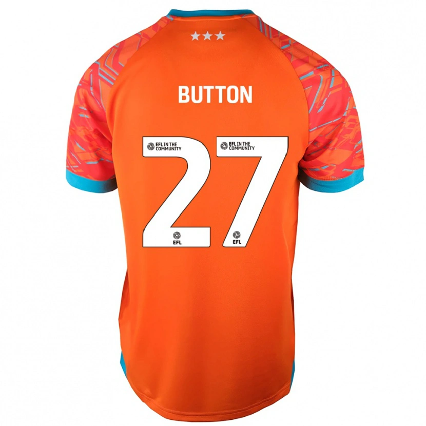 Danxen Enfant David Button #27 Maillot de Gardien Blanc Orange 2025/26 T-shirt