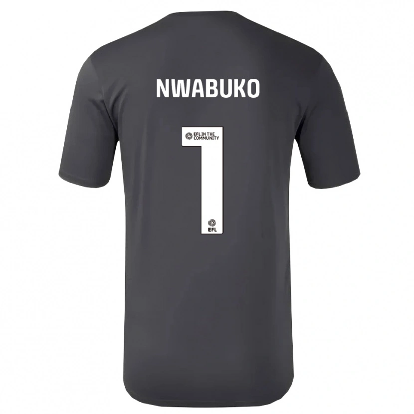 Danxen Enfant Sam Nwabuko #1 Maillot de Gardien Blanc Noir 2025/26 T-shirt