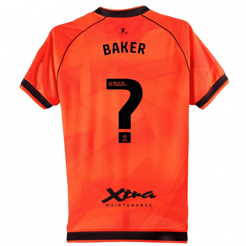 Danxen Enfant Faye Baker #0 Maillot de Gardien Noir Orange 2025/26 T-shirt