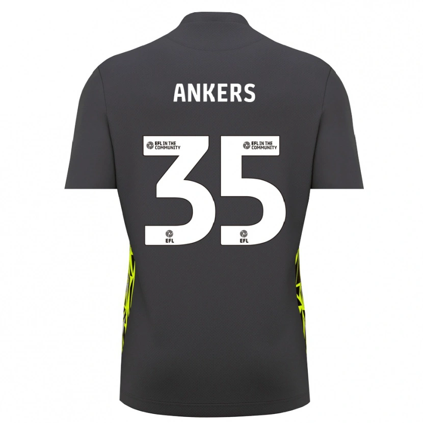 Danxen Enfant Chloe Ankers #35 Maillot de Gardien Vert Forêt Gris 2025/26 T-shirt