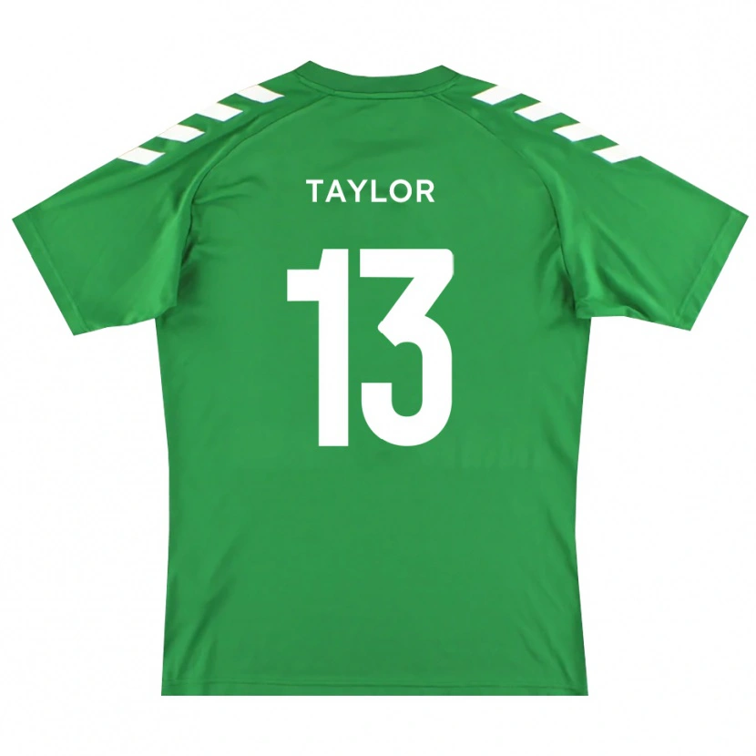 Danxen Enfant Sam Taylor #13 Maillot de Gardien Blanc Vert 2025/26 T-shirt