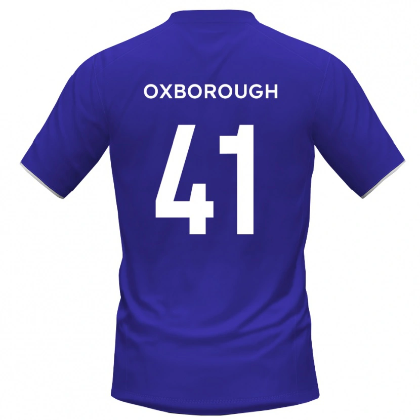 Danxen Enfant Ewan Oxborough #41 Maillot de Gardien Bleu Royal 2025/26 T-shirt