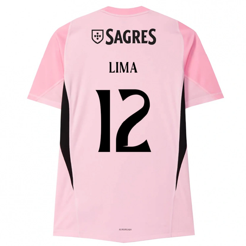 Danxen Enfant Thaís Lima #12 Maillot de Gardien Rose Noir 2025/26 T-shirt