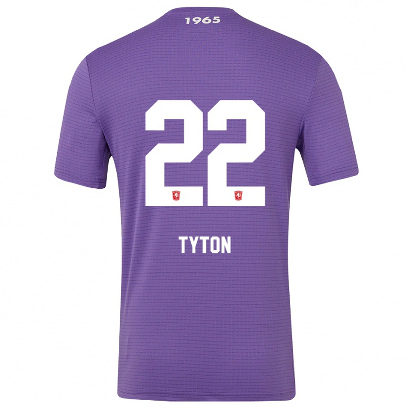 Danxen Enfant Przemyslaw Tyton #22 Maillot de Gardien Violet Moyen 2025/26 T-shirt