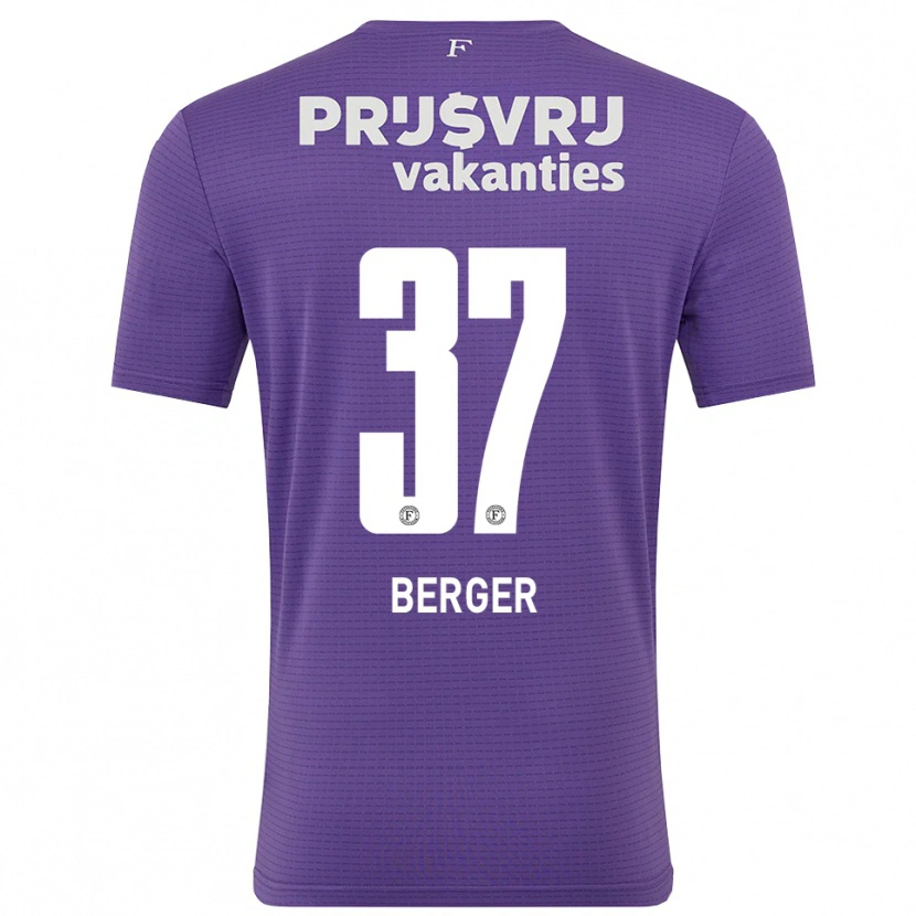 Danxen Enfant Mannou Berger #37 Maillot de Gardien Blanc Violet 2025/26 T-shirt