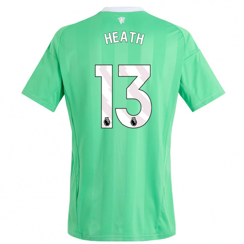Danxen Enfant Fred Heath #13 Maillot de Gardien Vert Émeraude 2025/26 T-shirt