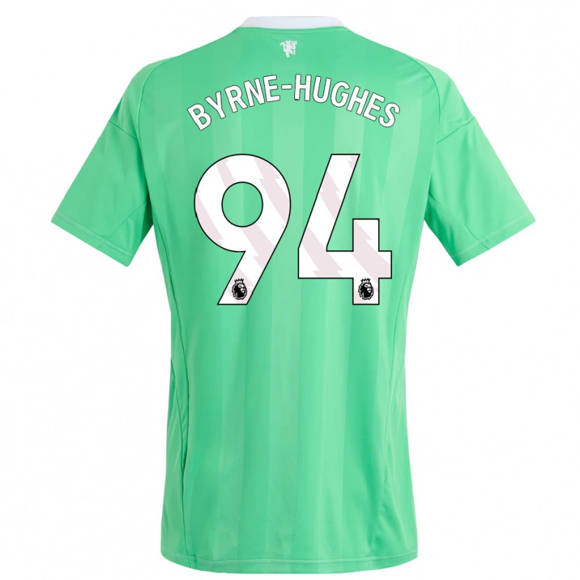Danxen Enfant Cameron Byrne-Hughes #94 Maillot de Gardien Vert Émeraude 2025/26 T-shirt
