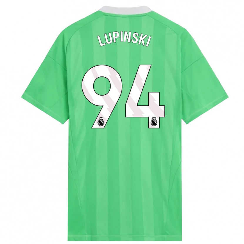 Danxen Enfant Remi Lupinski #94 Maillot de Gardien Vert Clair Blanc 2025/26 T-shirt