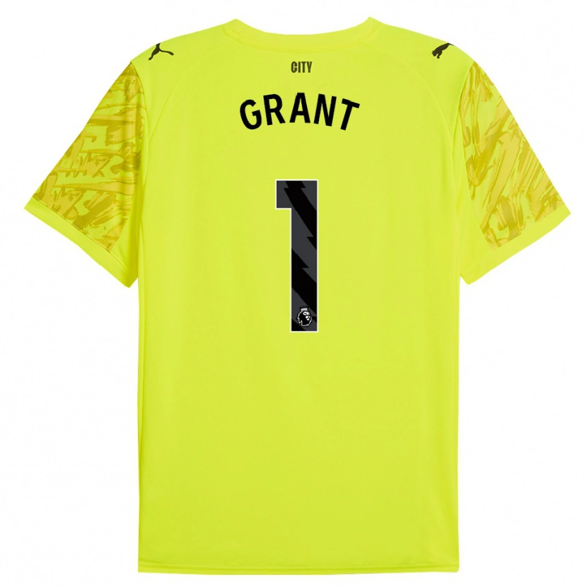 Danxen Enfant True Grant #1 Maillot de Gardien Jaune Orange Noir 2025/26 T-shirt