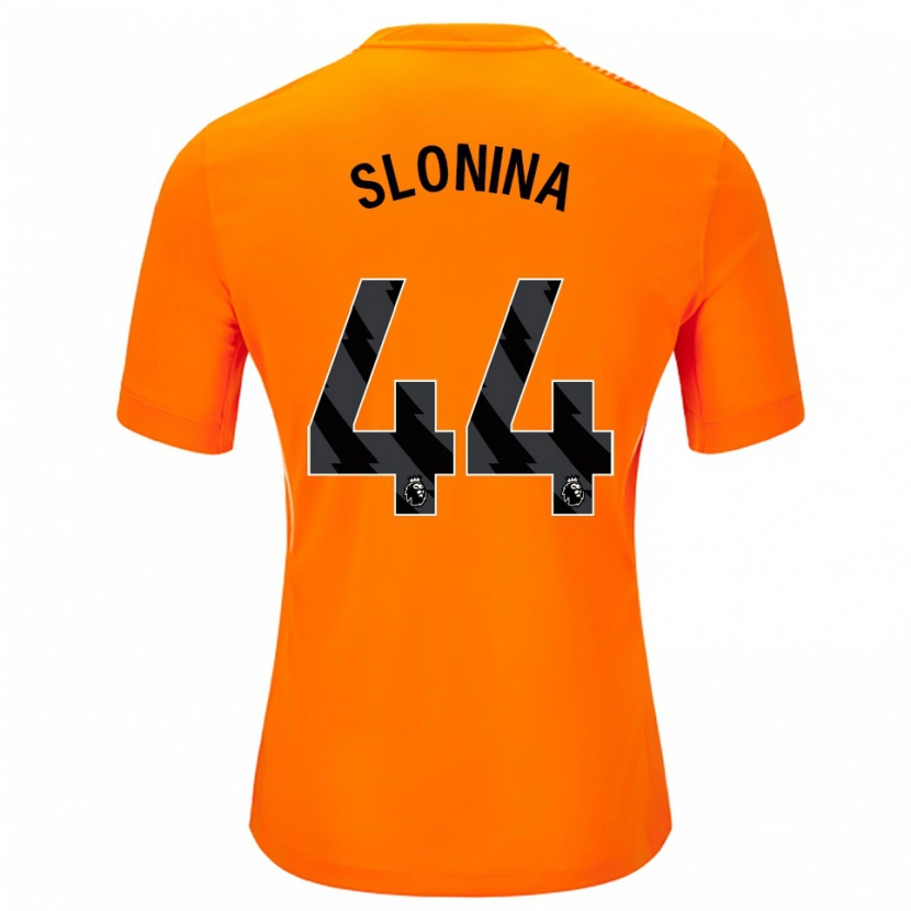 Danxen Enfant Gabriel Slonina #44 Maillot de Gardien Orange Noir 2025/26 T-shirt