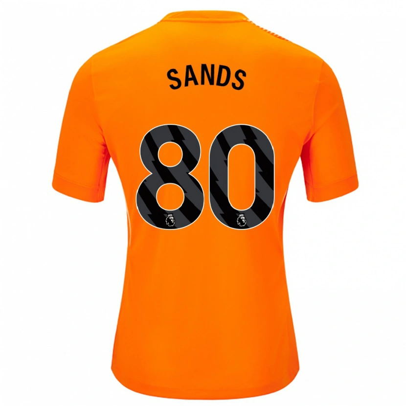 Danxen Enfant Hudson Sands #80 Maillot de Gardien Orange Noir 2025/26 T-shirt