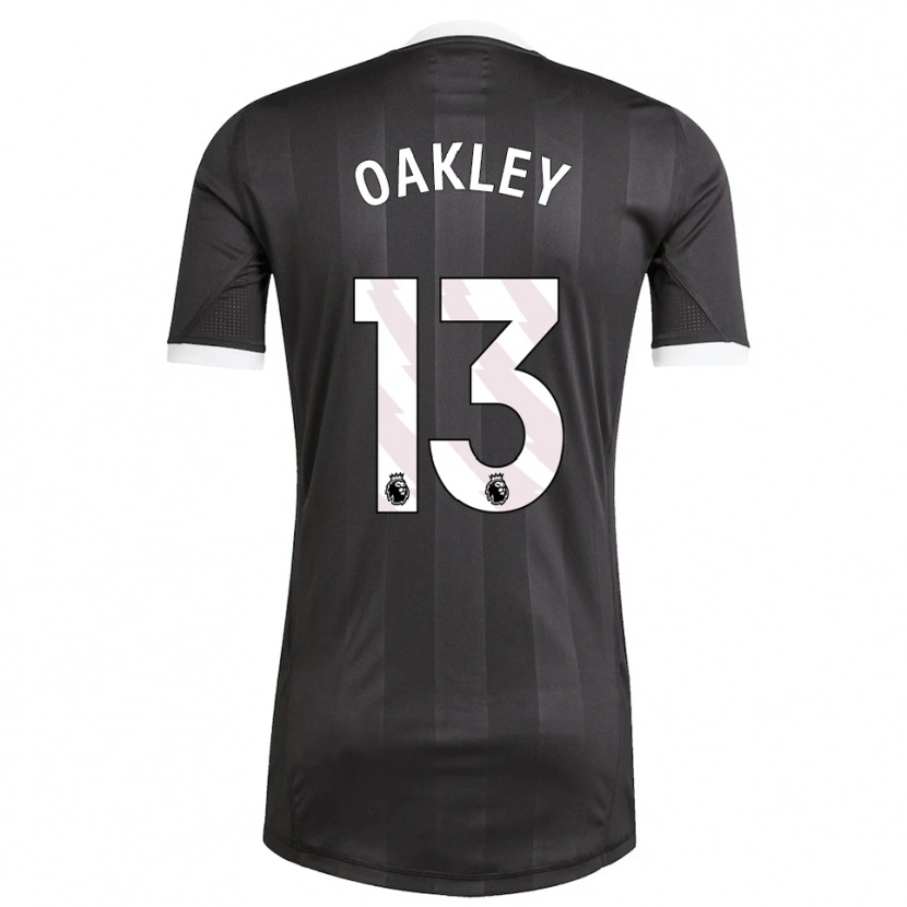 Danxen Enfant Rhys Oakley #13 Maillot de Gardien Noir Blanc 2025/26 T-shirt