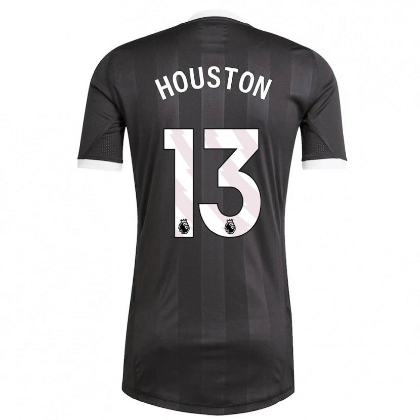 Danxen Enfant Theo Houston #13 Maillot de Gardien Noir Blanc 2025/26 T-shirt