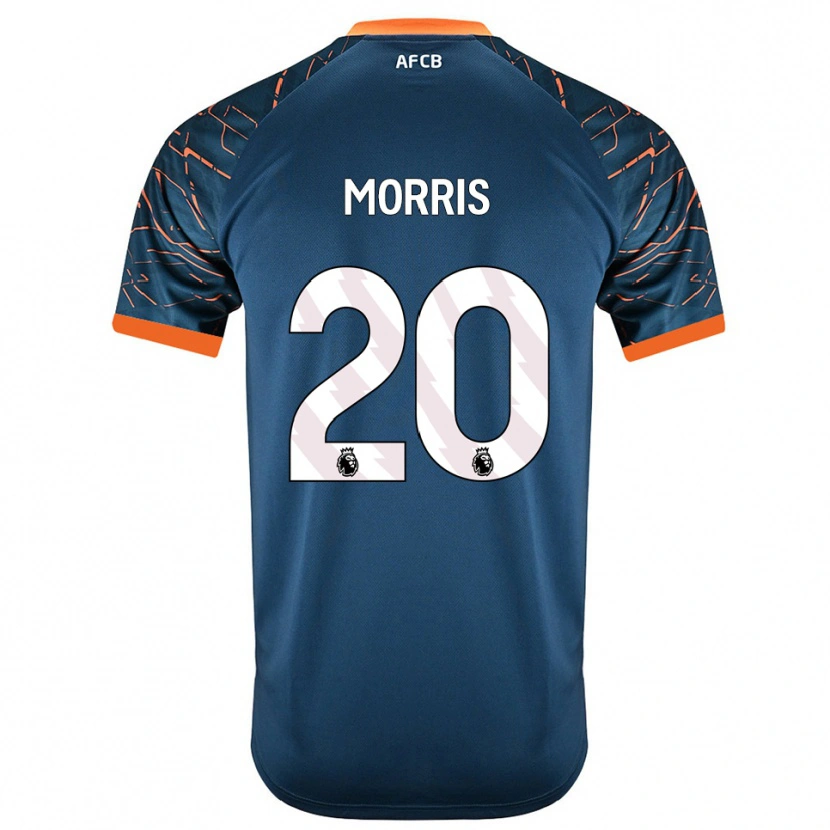 Danxen Enfant Caitlin Morris #20 Maillot de Gardien Bleu Ardoise Foncé 2025/26 T-shirt