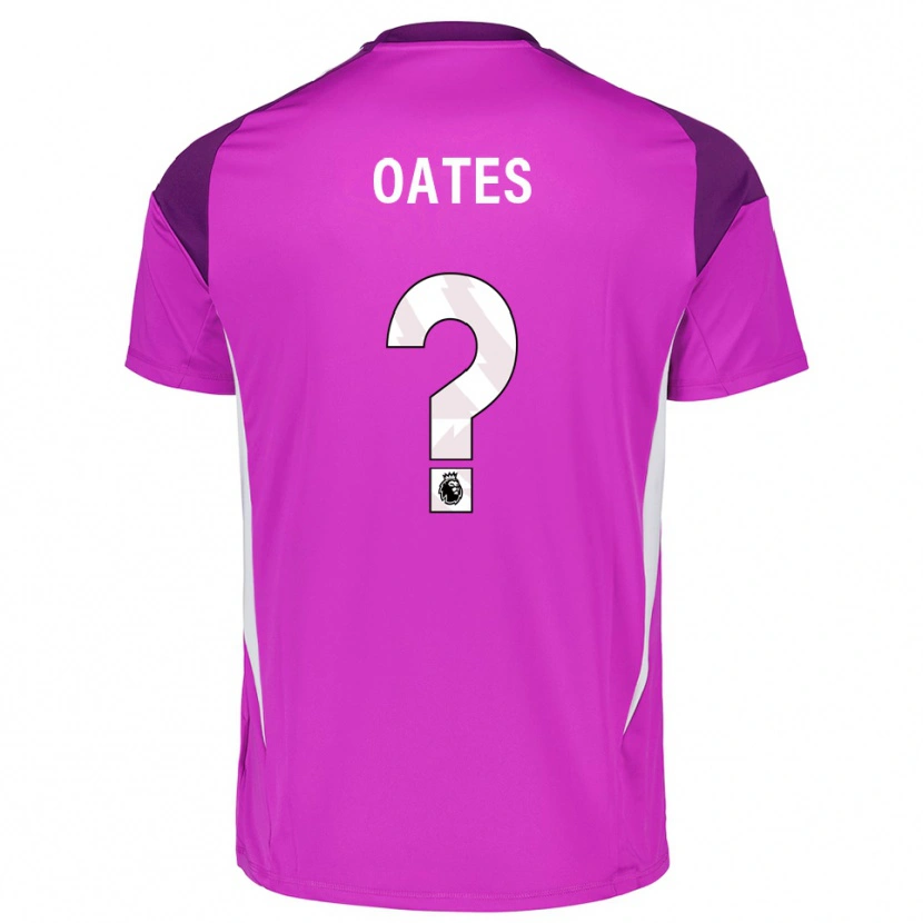 Danxen Enfant Charlotte Oates #0 Maillot de Gardien Blanc Violet 2025/26 T-shirt