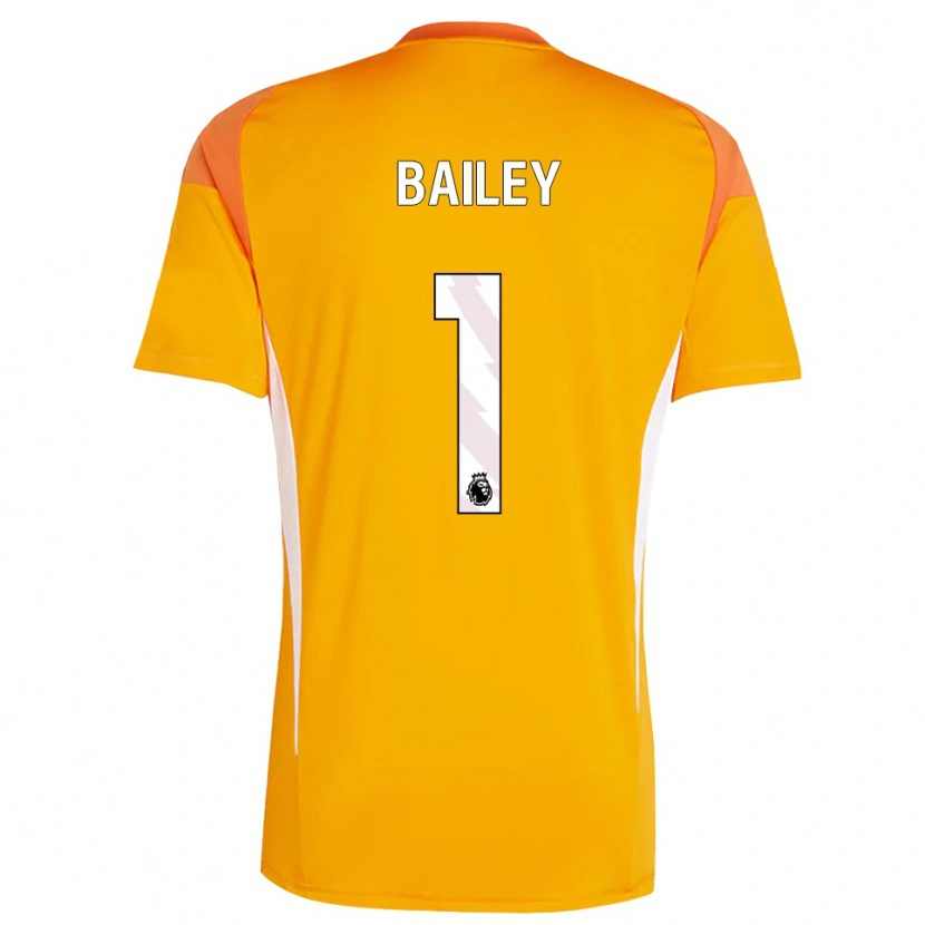 Danxen Enfant Joe Bailey #1 Maillot de Gardien Blanc Orange 2025/26 T-shirt