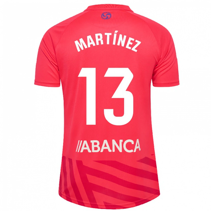 Danxen Enfant Naiara Martínez #13 Maillot de Gardien Rouge Blanc 2025/26 T-shirt