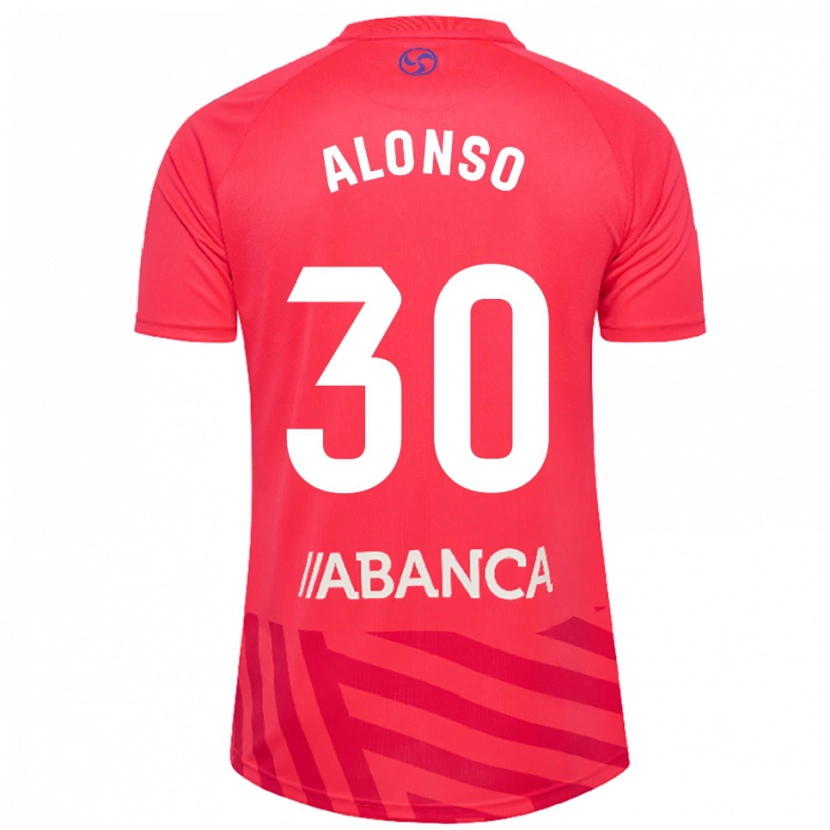 Danxen Enfant Adriana Alonso #30 Maillot de Gardien Rouge Blanc 2025/26 T-shirt