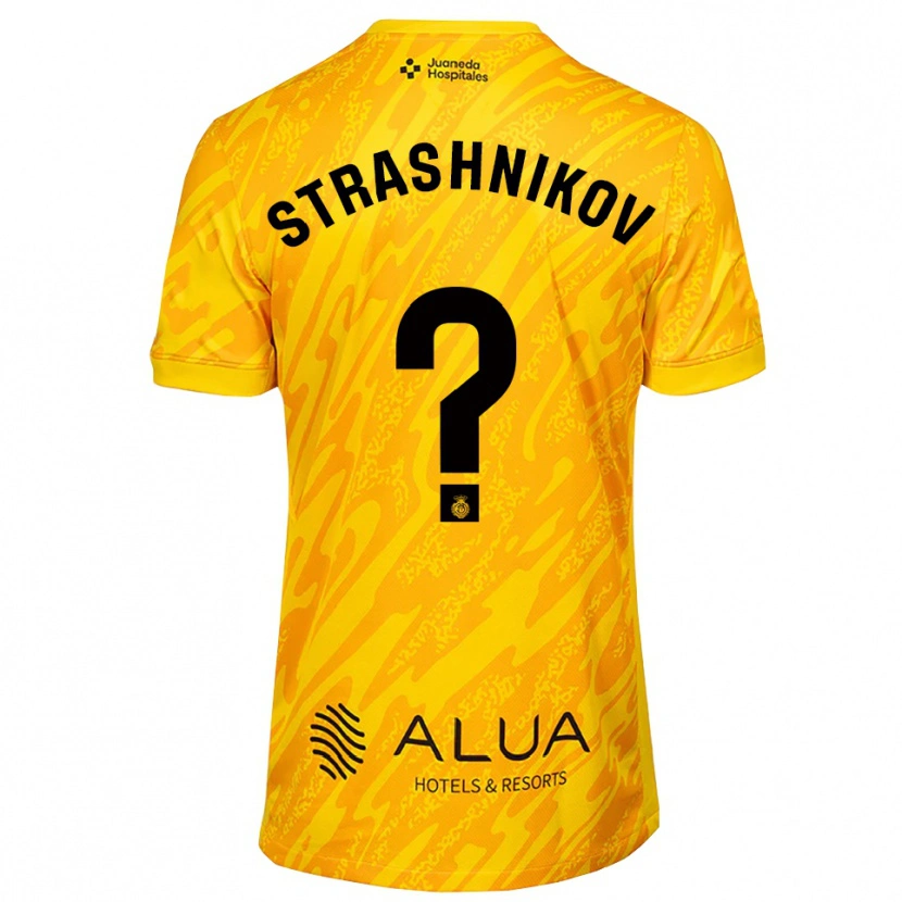 Danxen Enfant Nikolay Strashnikov #0 Maillot de Gardien Orange Noir 2025/26 T-shirt
