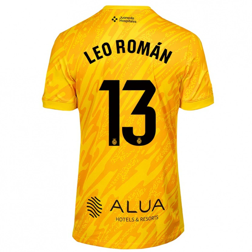 Danxen Enfant Leo Román #13 Maillot de Gardien Orange Noir 2025/26 T-shirt