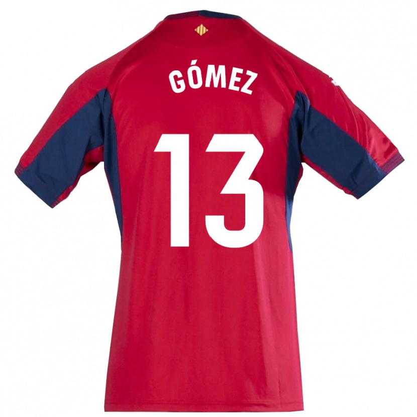 Danxen Enfant Rubén Gómez #13 Maillot de Gardien Bleu Roi Rouge 2025/26 T-shirt