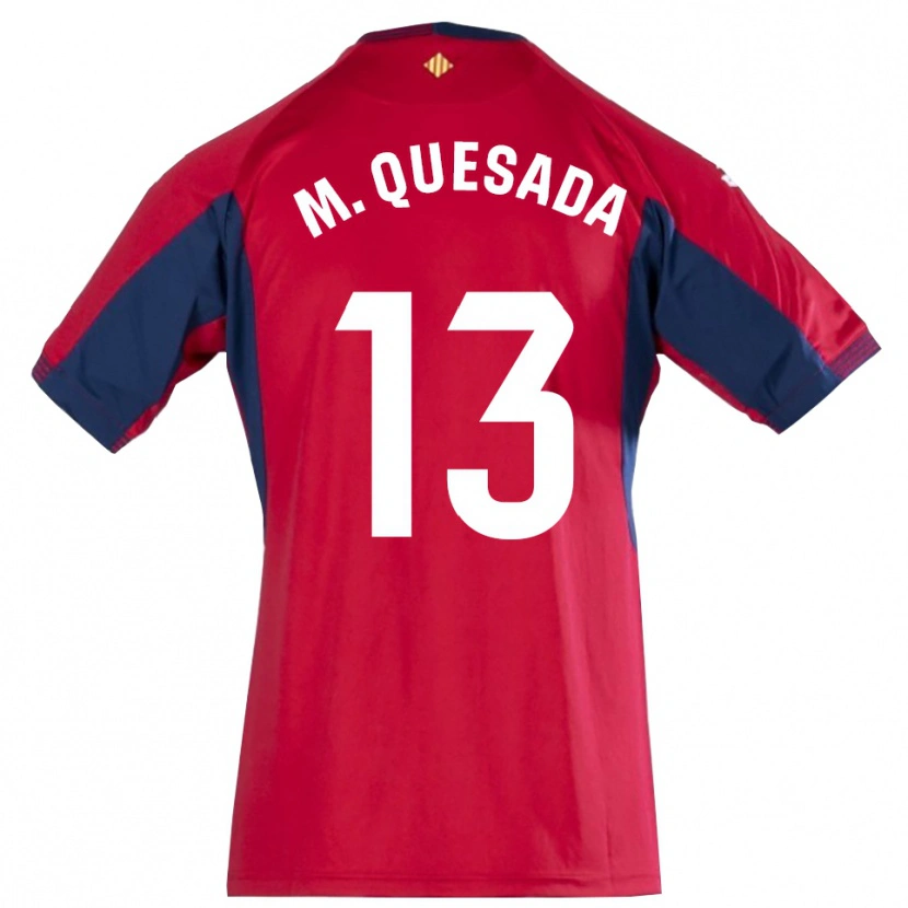 Danxen Enfant Montserrat Quesada Carrasco #13 Maillot de Gardien Bleu Roi Rouge 2025/26 T-shirt