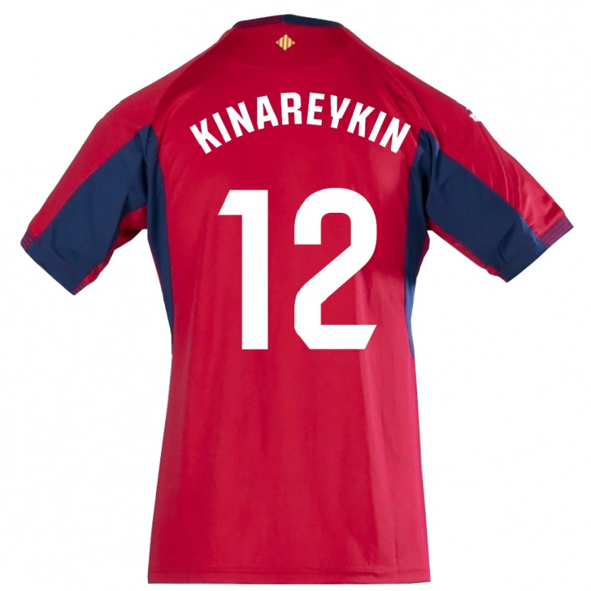 Danxen Enfant Yakiv Kinareykin #12 Maillot de Gardien Bleu Roi Rouge 2025/26 T-shirt