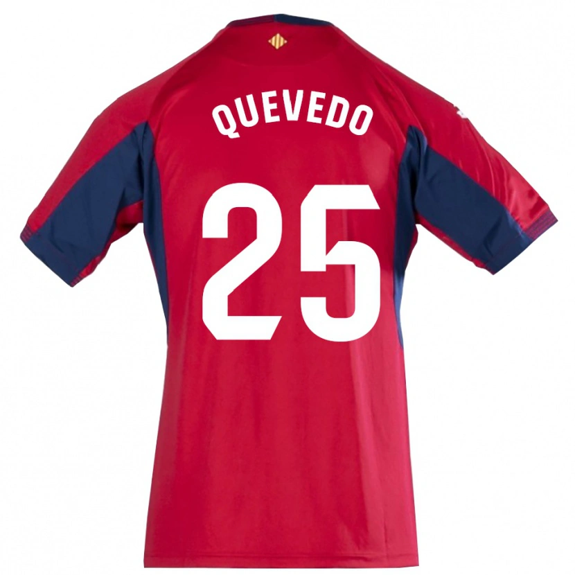 Danxen Enfant Alex Quevedo #25 Maillot de Gardien Bleu Roi Rouge 2025/26 T-shirt