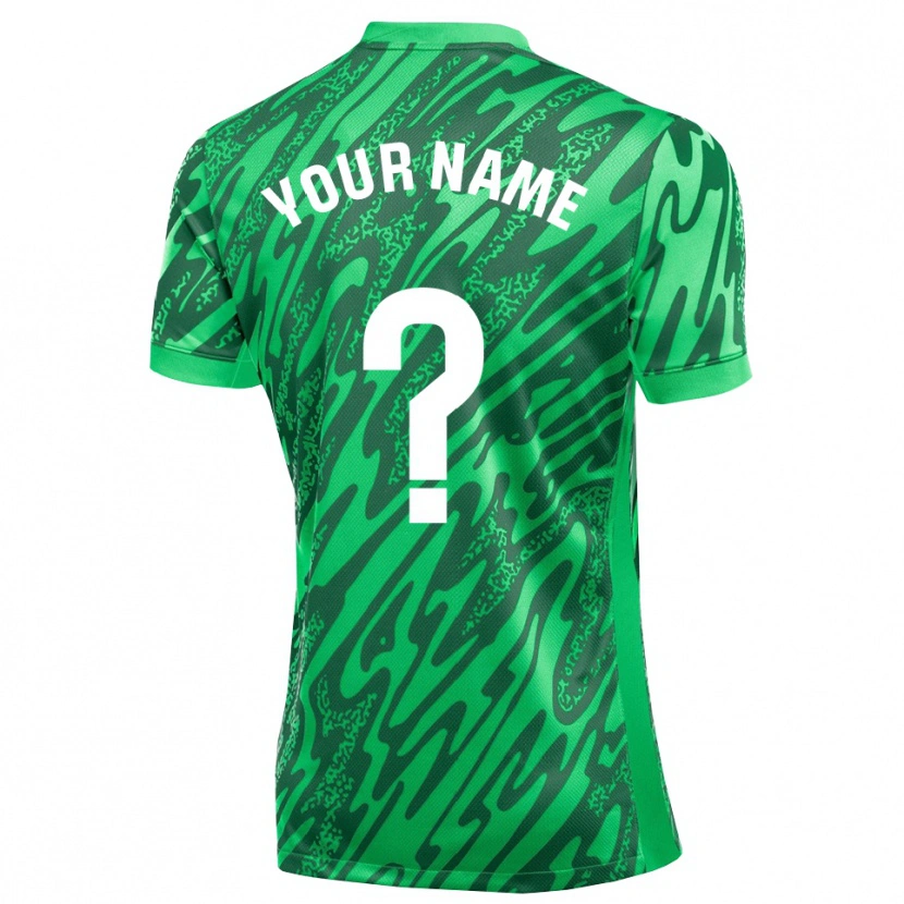 Danxen Enfant Elche CF Maillot de Gardien Vert Foncé Blanc 2025/26 T-shirt