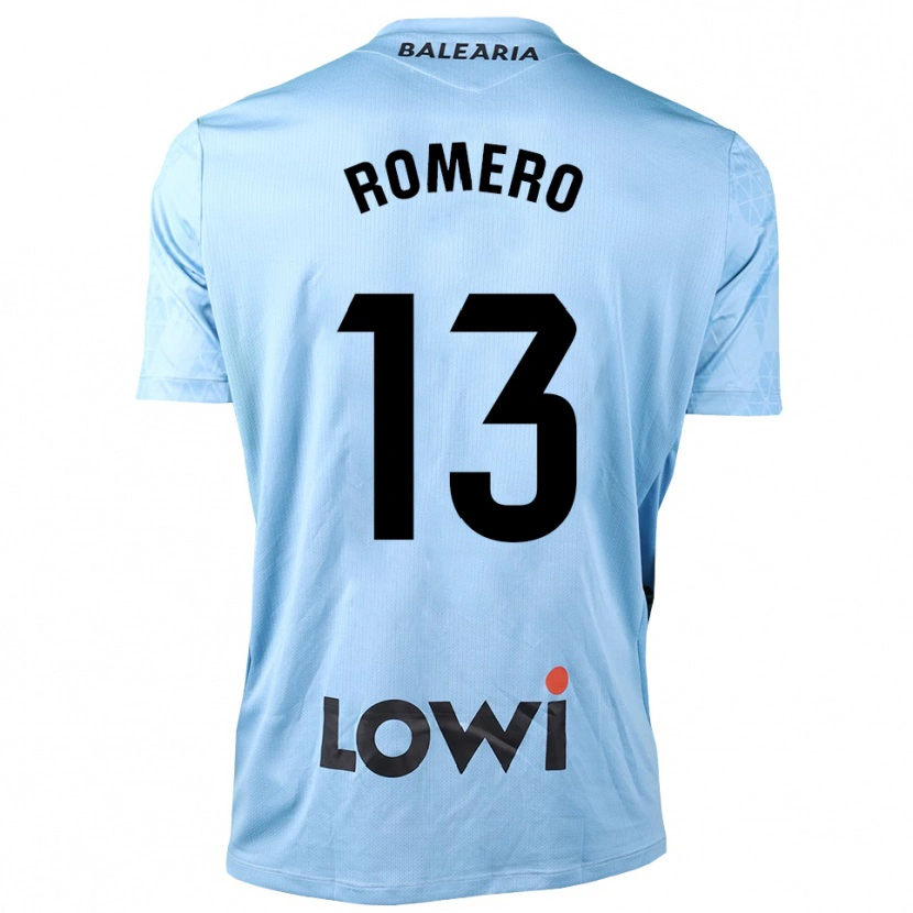 Danxen Enfant Cayetano Romero #13 Maillot de Gardien Bleu Clair Noir 2025/26 T-shirt