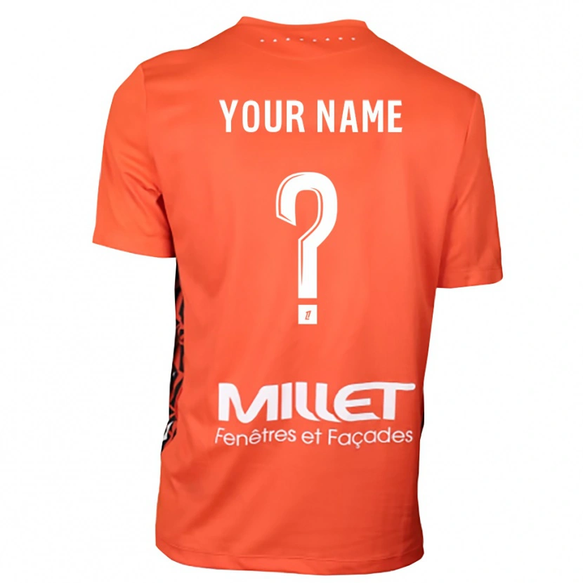 Danxen Enfant FC Nantes Maillot de Gardien Orange Blanc 2025/26 T-shirt