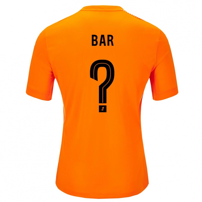 Danxen Enfant Arthur Bar #0 Maillot de Gardien Orange Noir 2025/26 T-shirt
