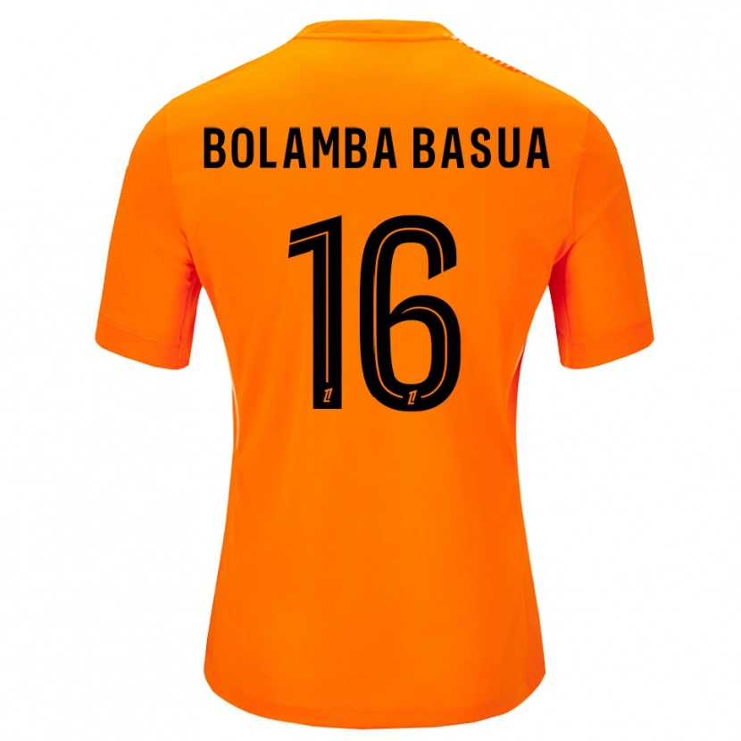 Danxen Enfant Kévin Bolamba Basua #16 Maillot de Gardien Orange Noir 2025/26 T-shirt
