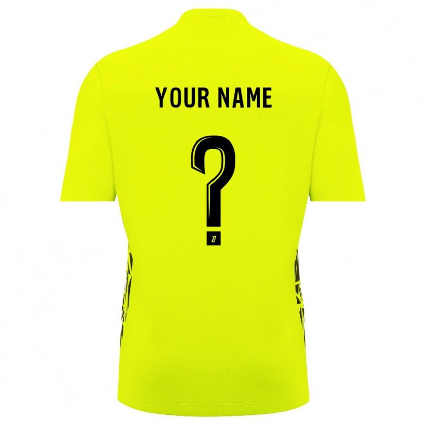 Danxen Enfant AJ Auxerre Maillot de Gardien Vert Fluorescent 2025/26 T-shirt