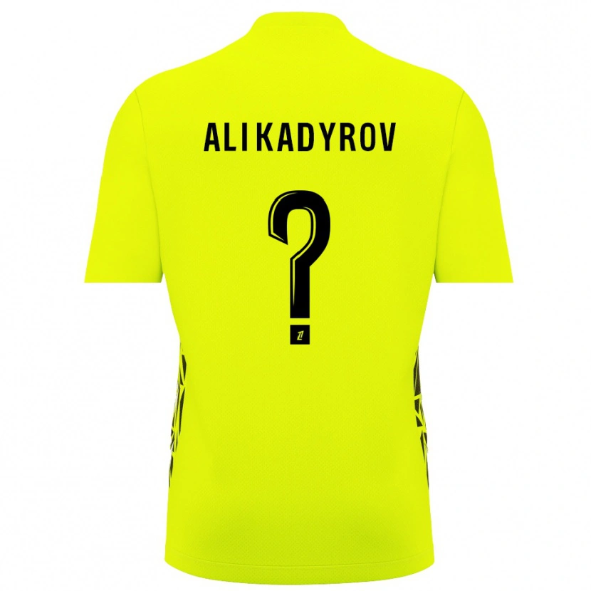 Danxen Enfant Tourpal Ali Kadyrov #0 Maillot de Gardien Vert Fluorescent 2025/26 T-shirt