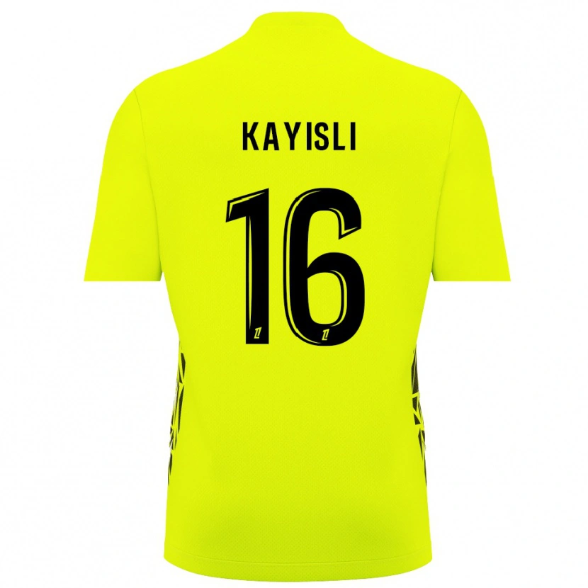 Danxen Enfant Mehmet Kayisli #16 Maillot de Gardien Vert Fluorescent 2025/26 T-shirt