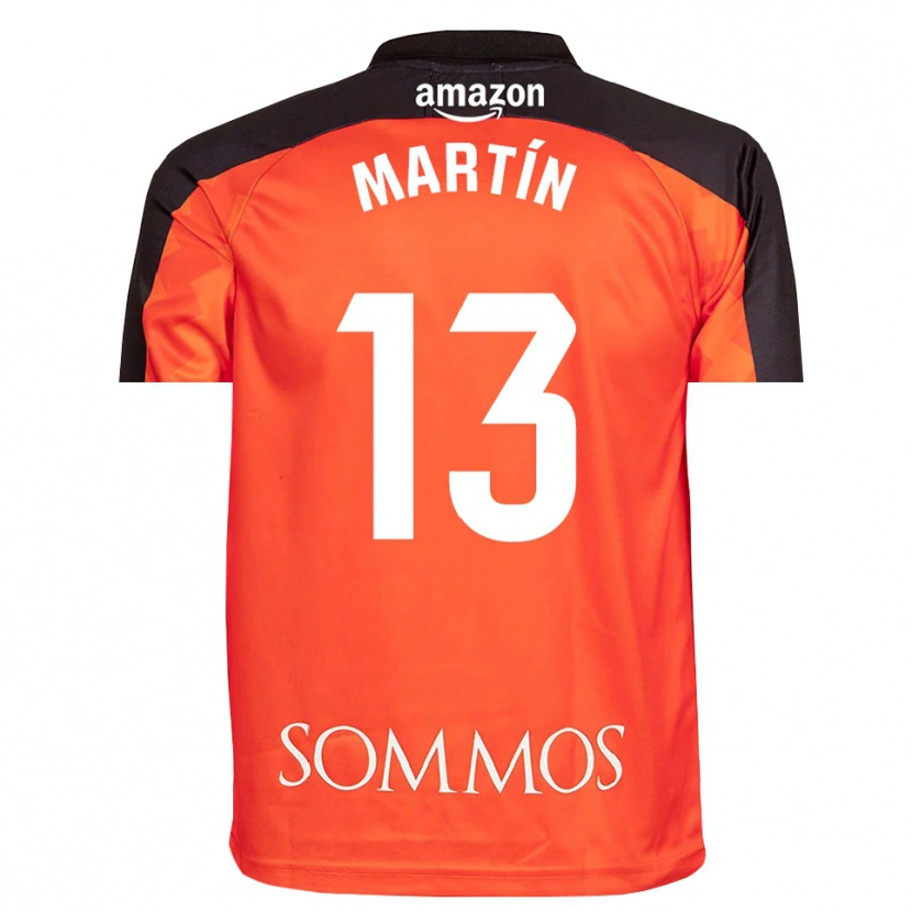 Danxen Enfant Dani Martín #13 Maillot de Gardien Orange Noir 2025/26 T-shirt