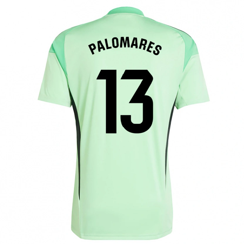 Danxen Enfant Juanpa Palomares #13 Maillot de Gardien Vert Clair Noir 2025/26 T-shirt