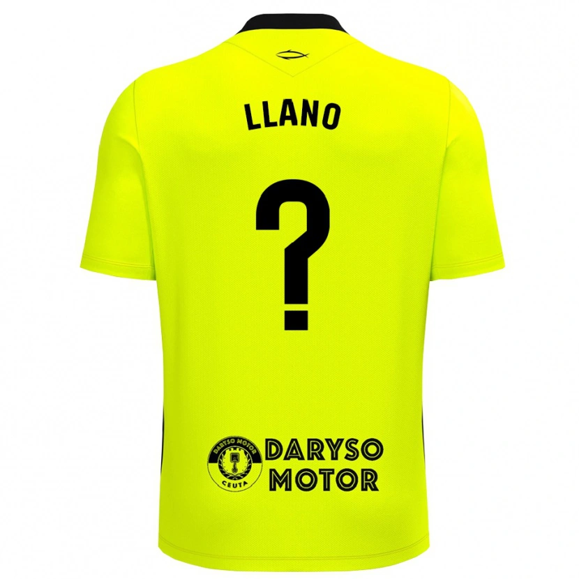 Danxen Enfant Guillermo Llano #0 Maillot de Gardien Vert Jaune Noir 2025/26 T-shirt