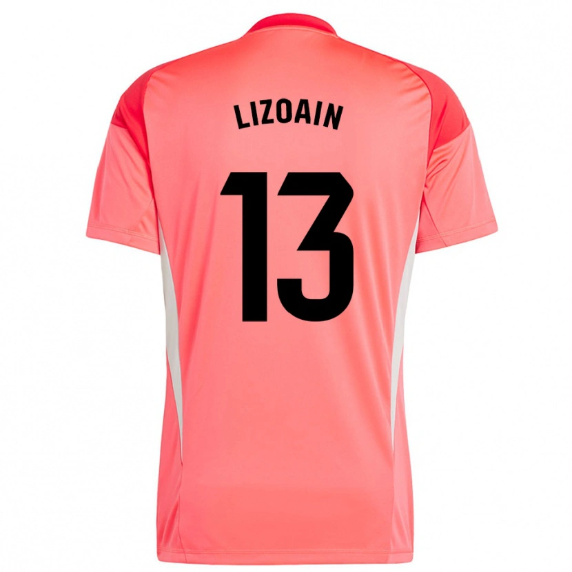 Danxen Enfant Raúl Lizoain #13 Maillot de Gardien Rouge Orange 2025/26 T-shirt