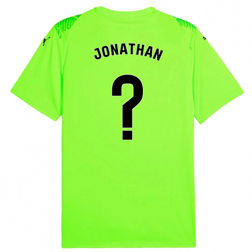 Danxen Enfant Jonathan Sánchez #0 Maillot de Gardien Vert Gazon 2025/26 T-shirt