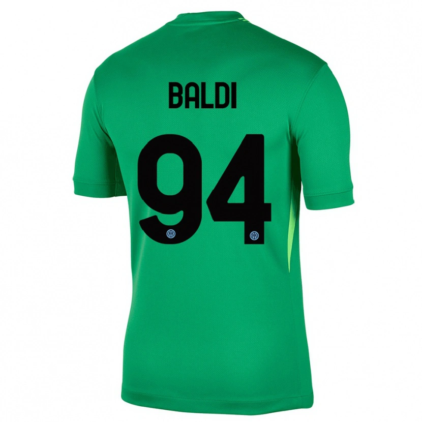 Danxen Enfant Rachele Baldi #94 Maillot de Gardien Vert Clair Noir 2025/26 T-shirt