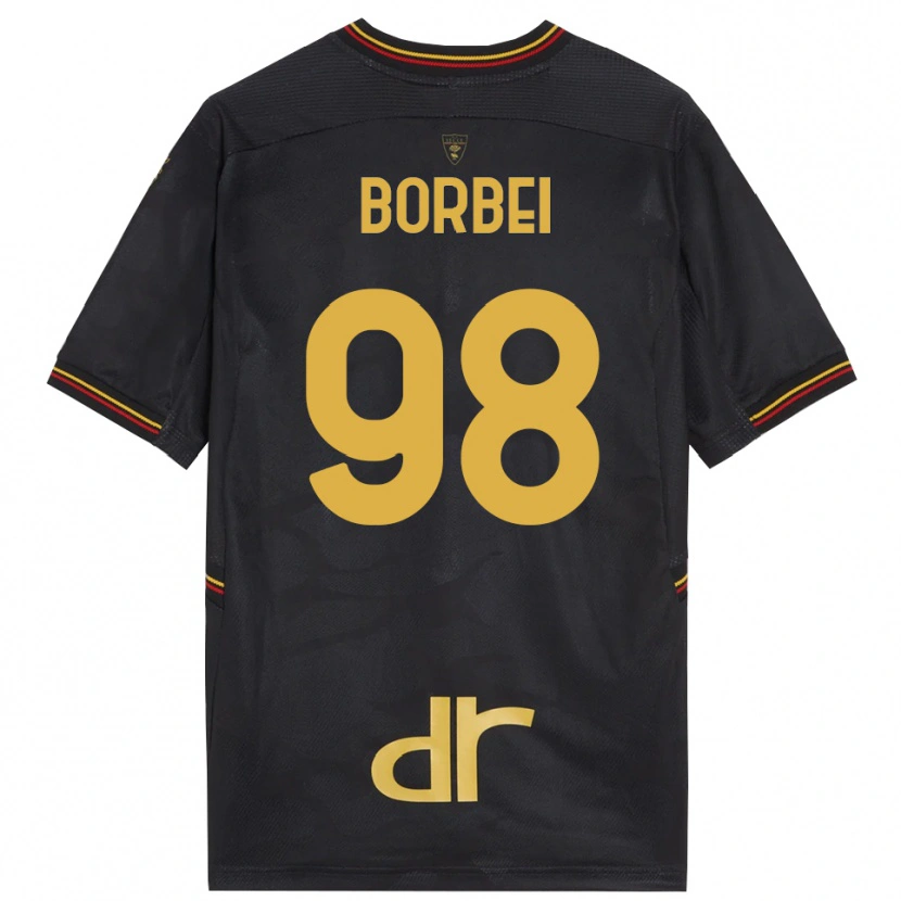 Danxen Enfant Alexandru Borbei #98 Maillot de Gardien Noir Marron 2025/26 T-shirt