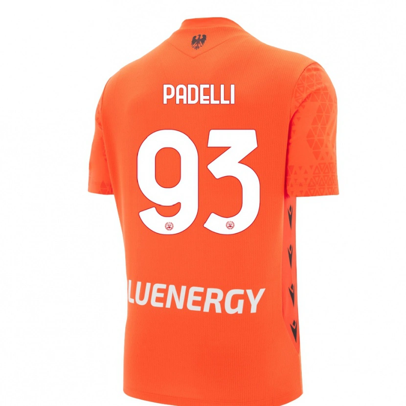 Danxen Enfant Daniele Padelli #93 Maillot de Gardien Rouge Orange Noir 2025/26 T-shirt