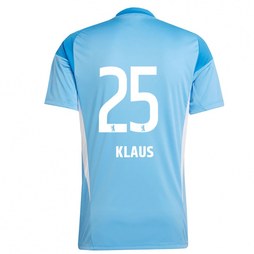 Danxen Enfant Carl Klaus #25 Maillot de Gardien Bleu Noir 2025/26 T-shirt