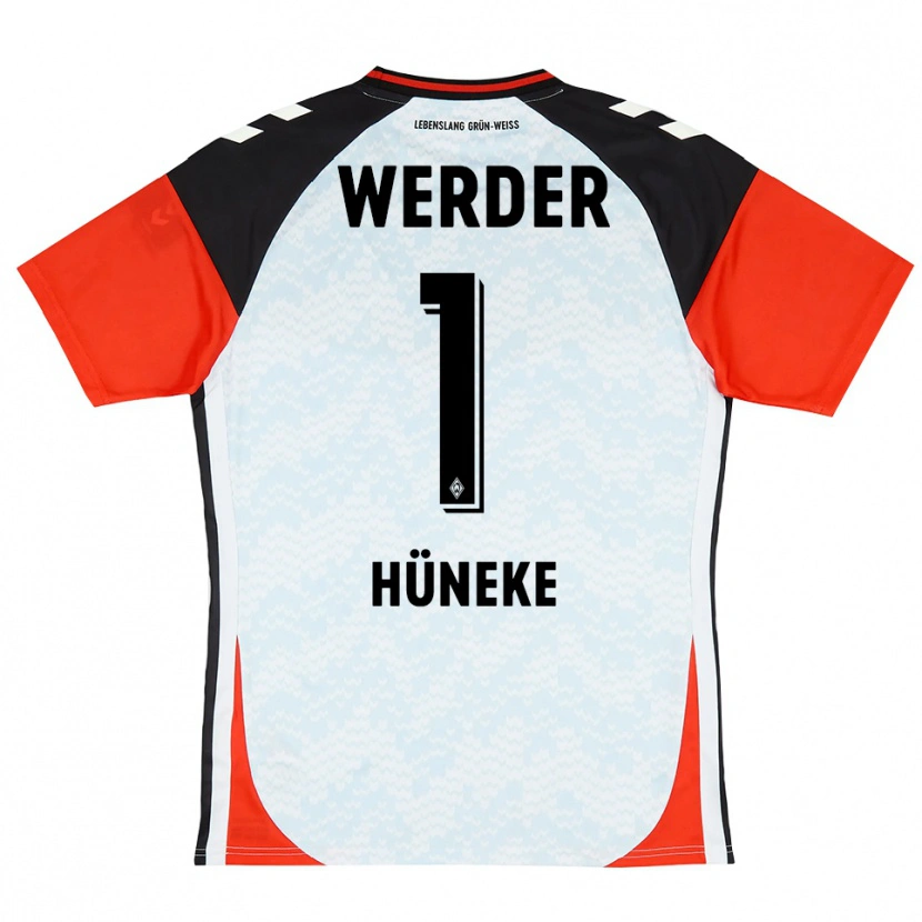 Danxen Enfant Win Hüneke #1 Maillot de Gardien Jaune Noir Rouge 2025/26 T-shirt