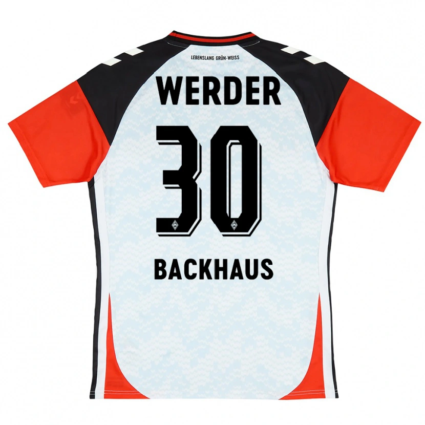 Danxen Enfant Mio Backhaus #30 Maillot de Gardien Jaune Noir Rouge 2025/26 T-shirt